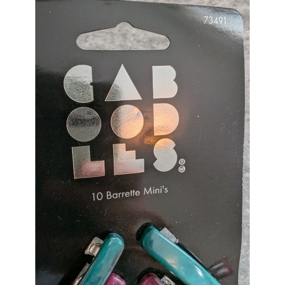 Vintage 1997 Goody CABOODLES‎ Hair Barrettes~New On Card~#73491